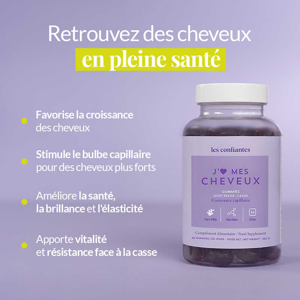 Les Gummies - Croissance & volume cheveux Les Confiantes