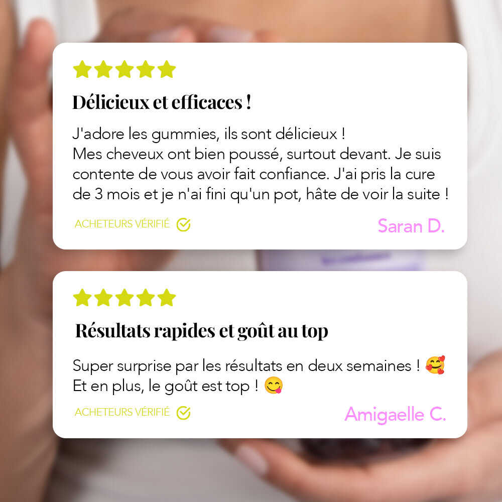 Les Gummies - Croissance & volume cheveux Les Confiantes