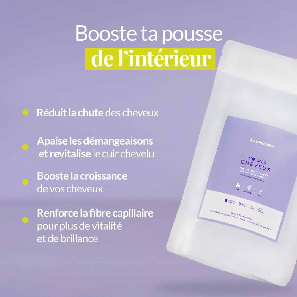 Thé vert détox - Croissance et anti-chute cheveux