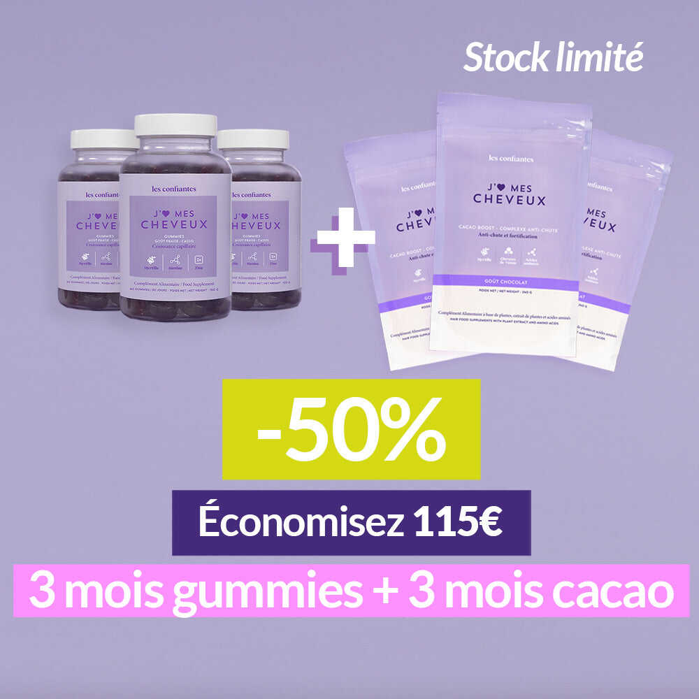 Cure 3 mois – Gummies + Cacao Boost – Soldes -50% Les Confiantes