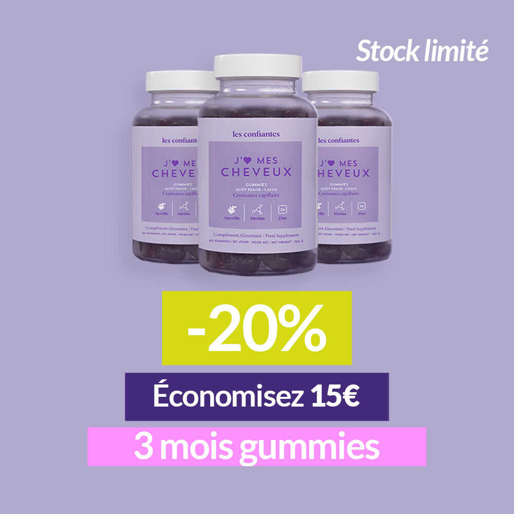 Cure 3 mois Gummies Croissance et Volume - Soldes -20% Les Confiantes