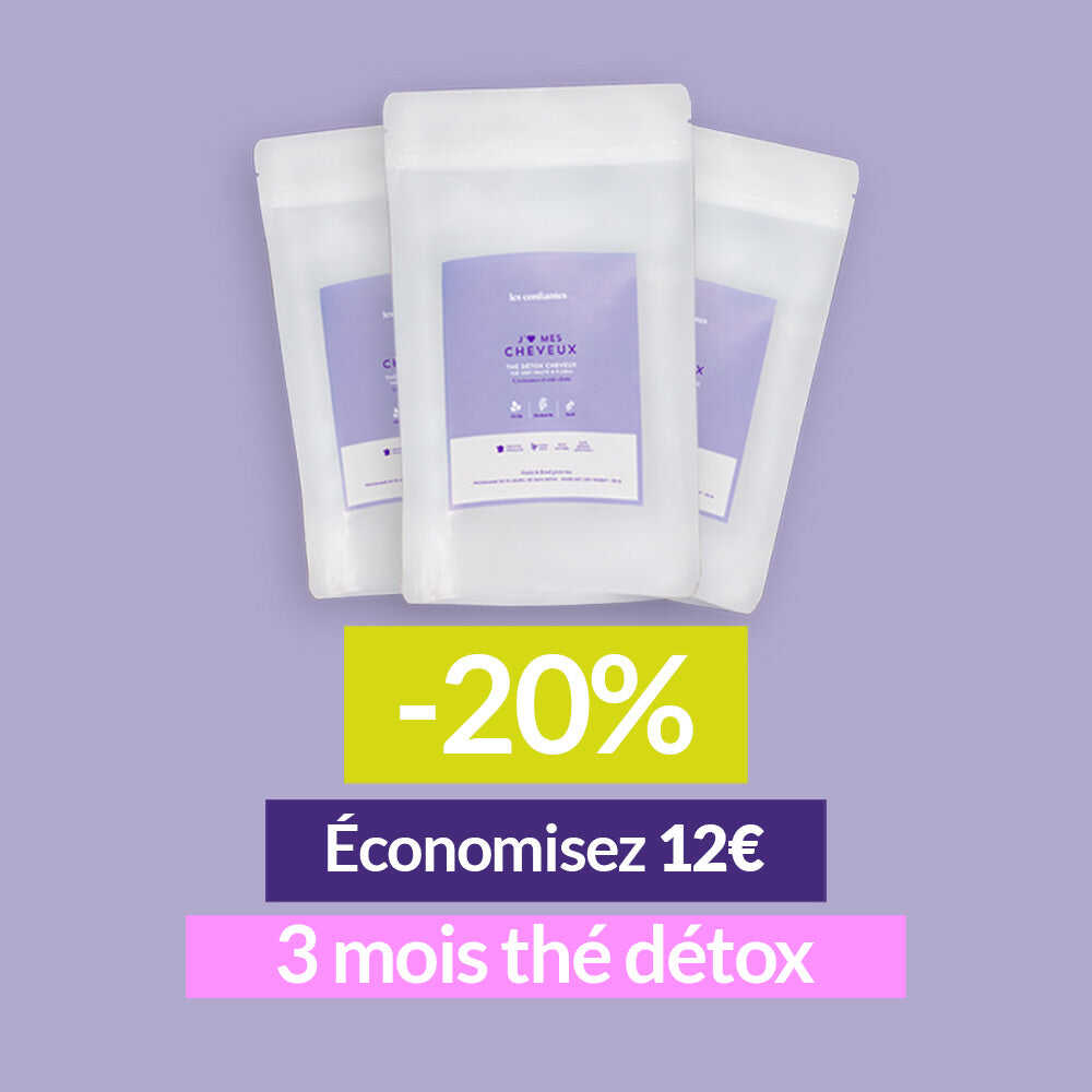 Cure 3 mois - Thé Vert Détox Cheveux - Soldes -20% Les Confiantes