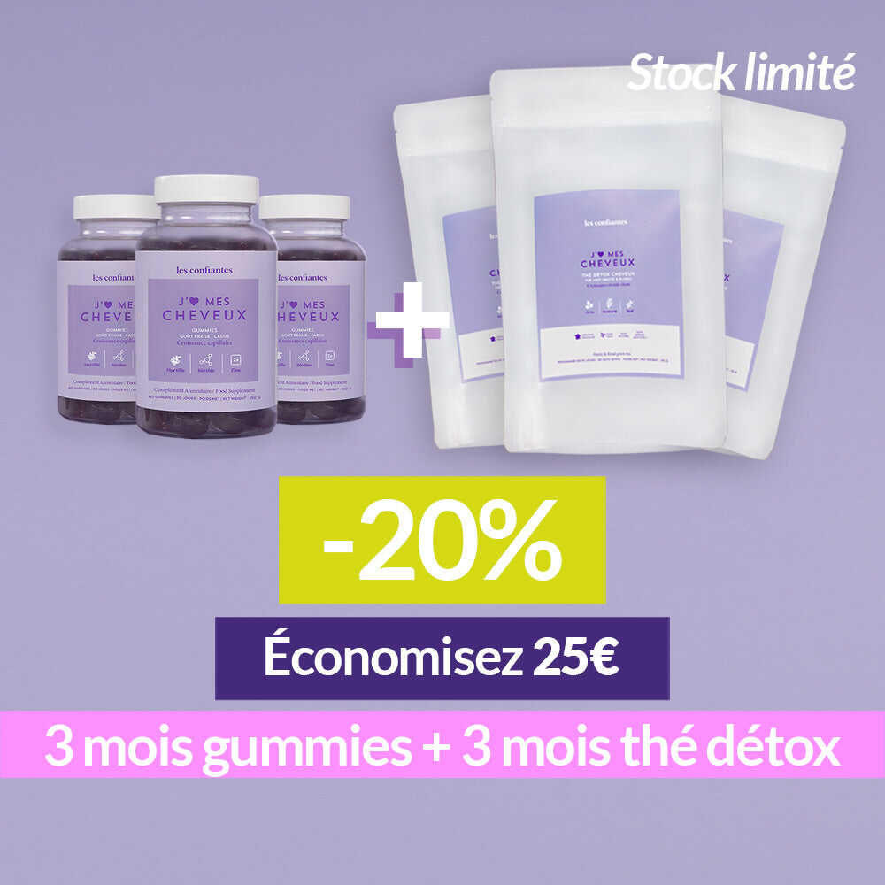 Pack Volume express - Gummies + Thé Détox - 3 mois de cure - Soldes -20% Les Confiantes