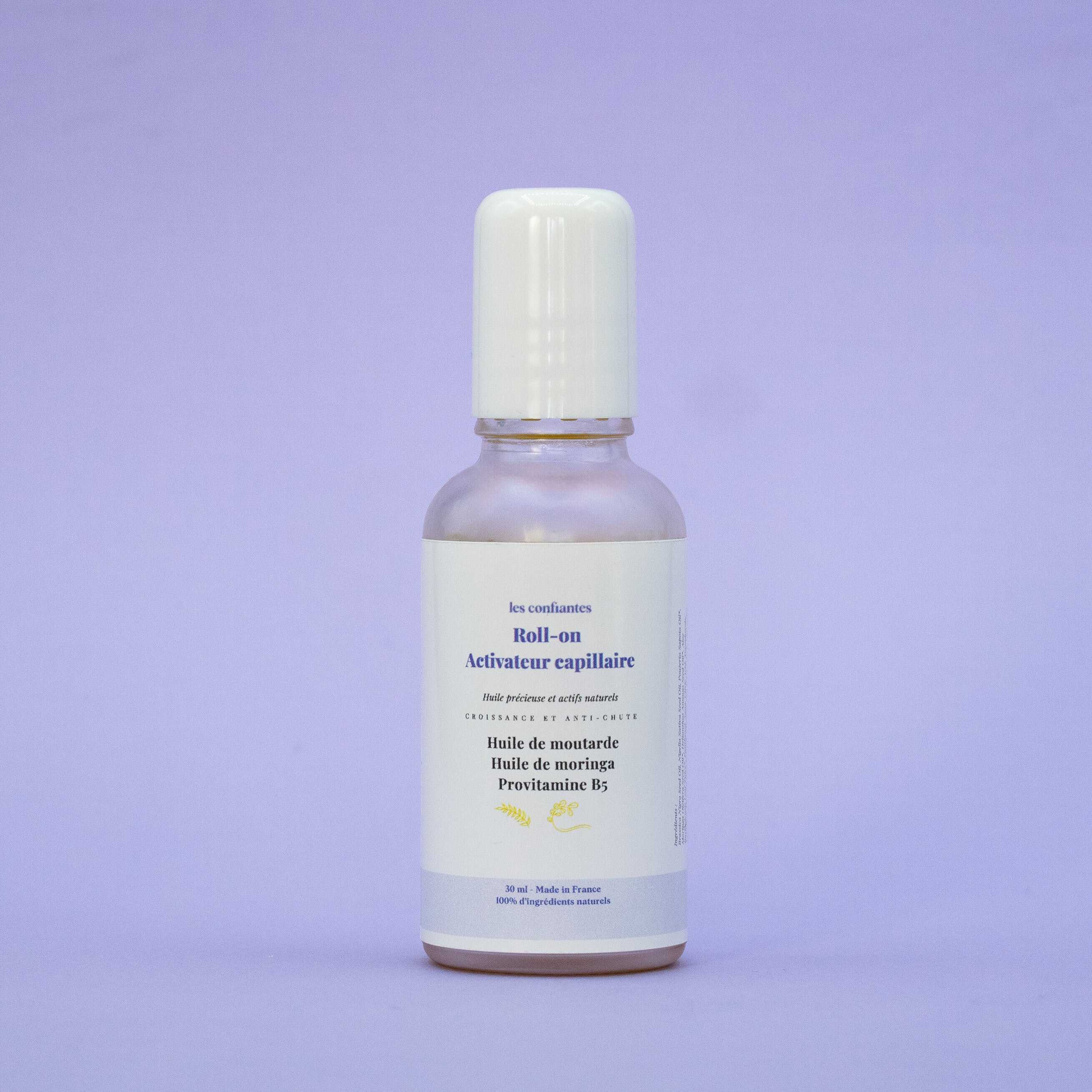 Roll-on activateur capillaire - Serum pousse de cheveux et anti-chute Les Confiantes